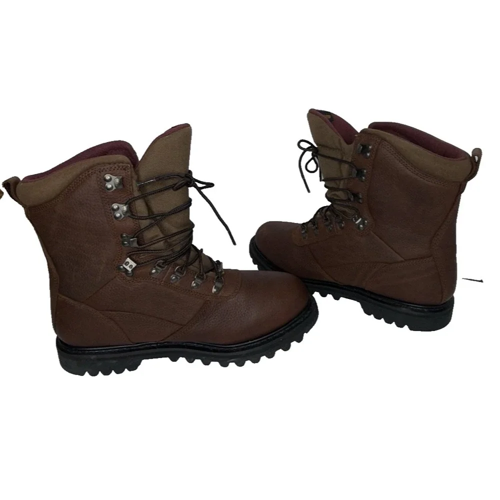 Cabela's Men's Iron Ridge 800 Gram Hunting Boots Gorpcore Grunge Sz 10.5 D Trail